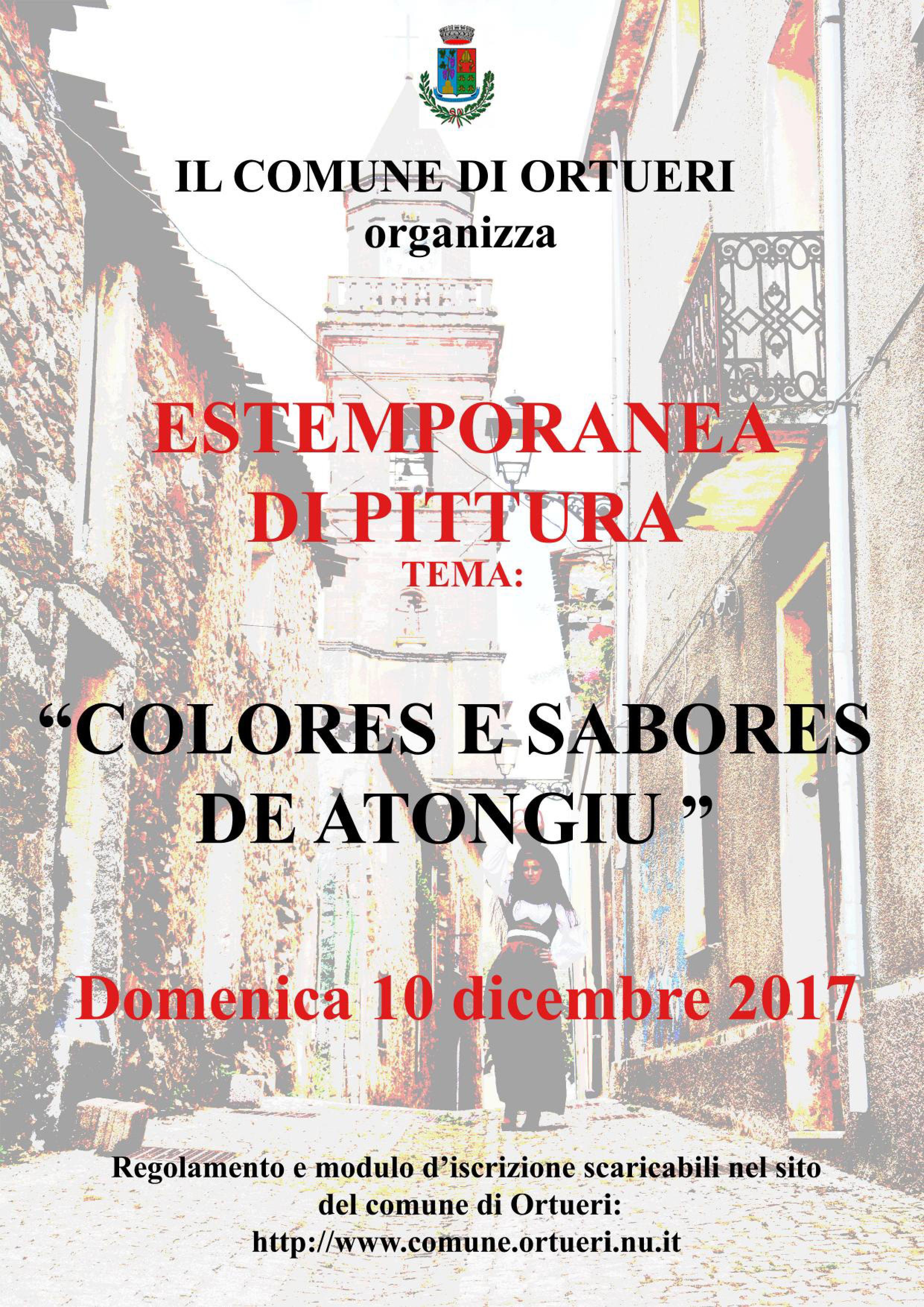 AUTUNNO IN BARBAGIA 2017 CONCORSO DI PITTURA ESTEMPORANEA 'Colores e sabores de atongiu'