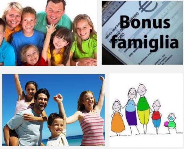 CONTRIBUTO ECONOMICO “BONUS FAMIGLIA”