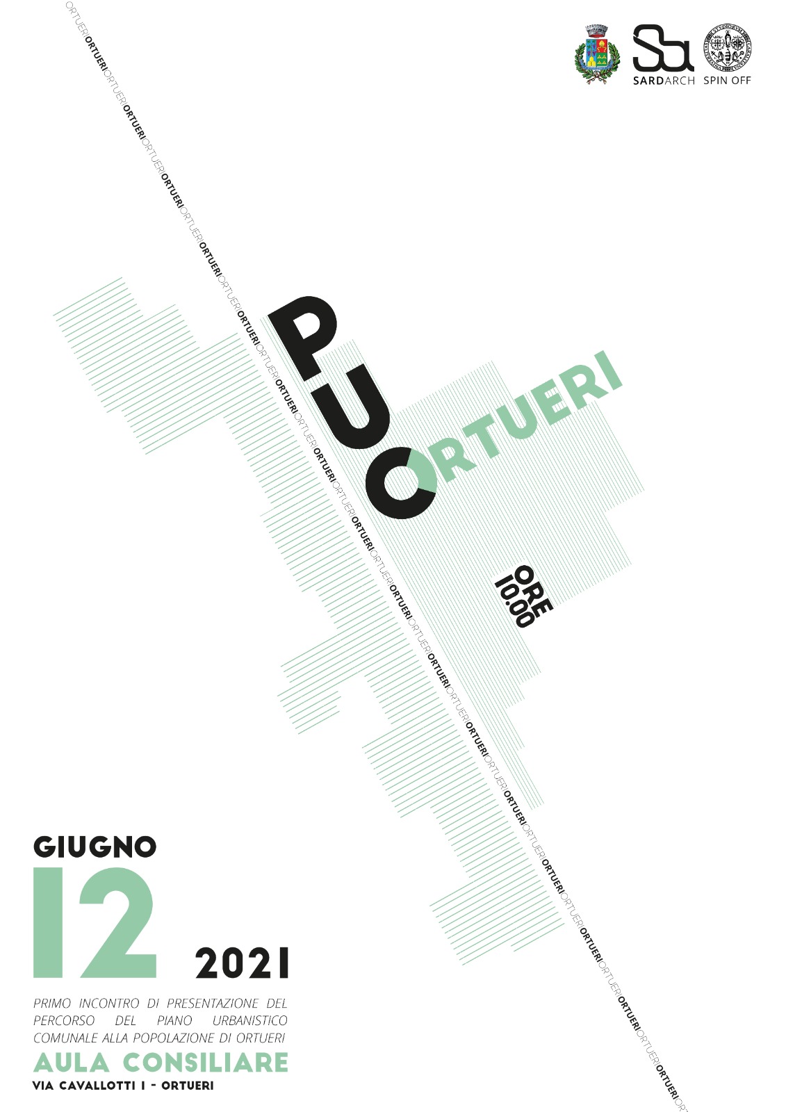 PUC - ORTUERI Primo incontro di presentazione del percorso del Piano Urbanistico Comunale