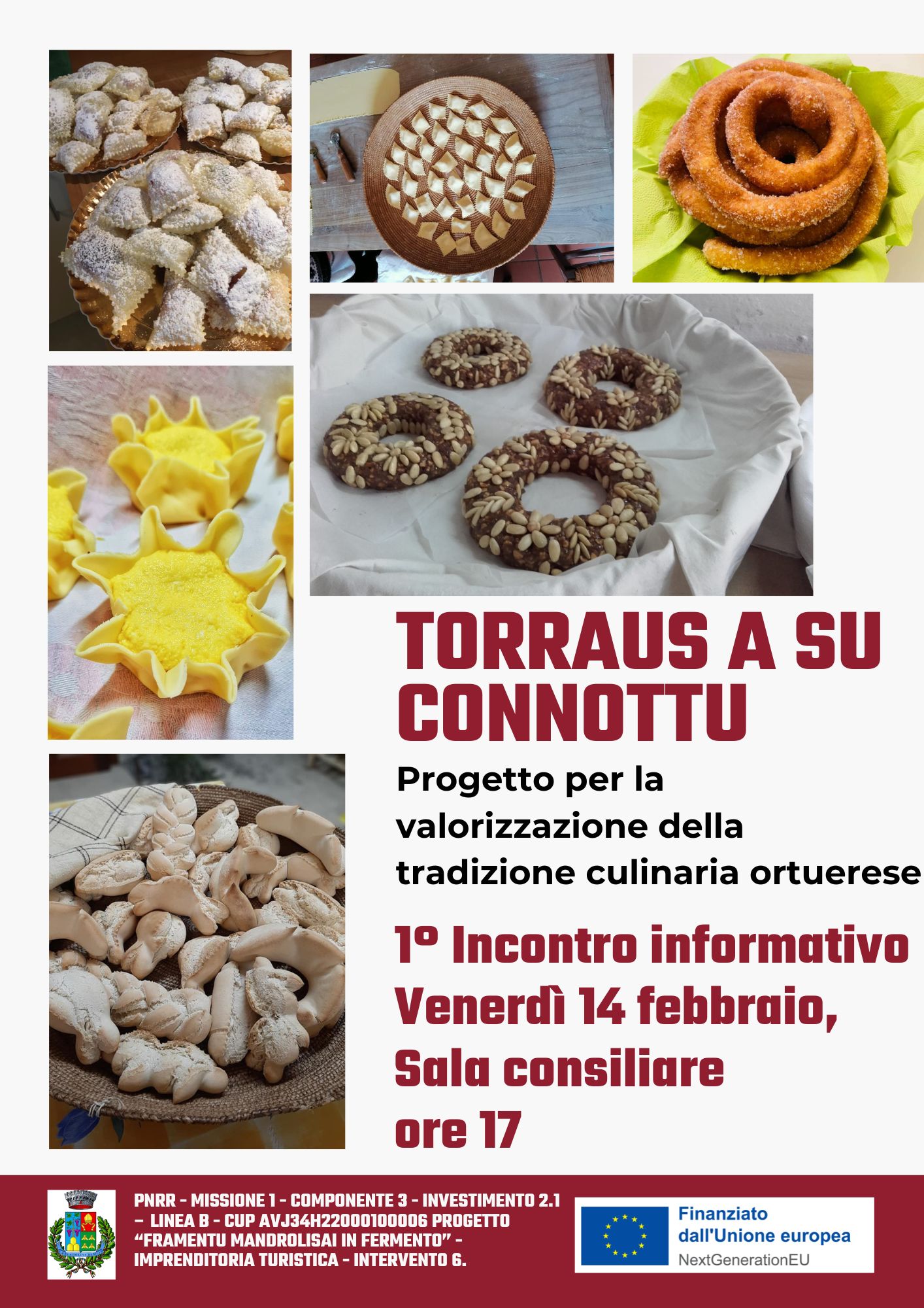 Torraus a su connottu. Progetto di valorizzazione della tradizione culinaria ortuerese. 1° incontro