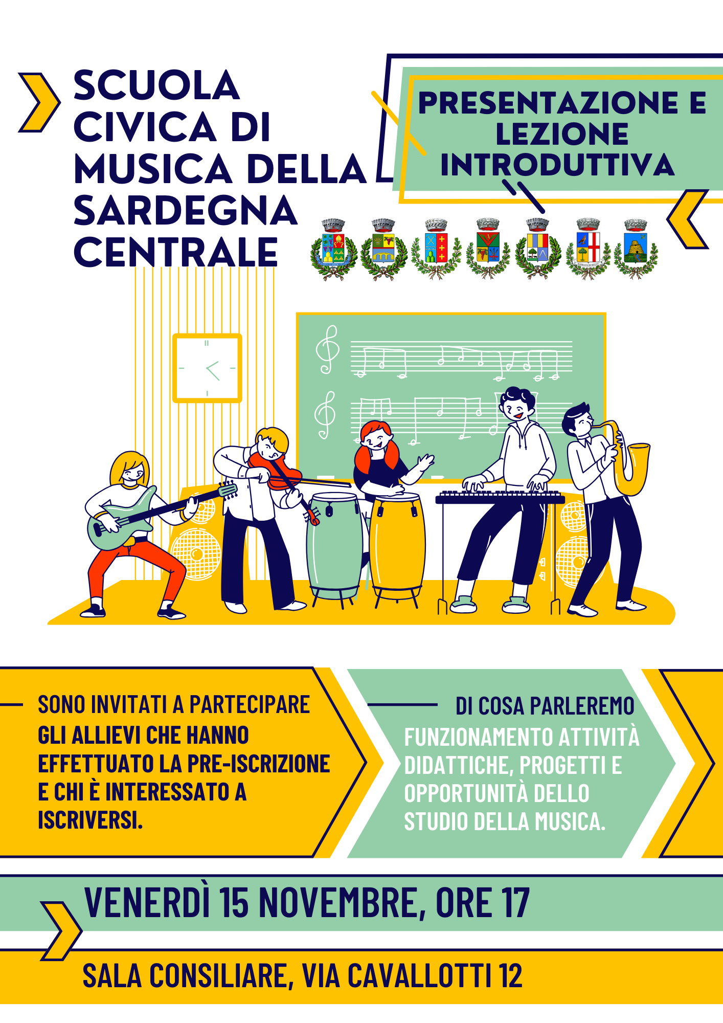 Scuola civica di musica. Presentazione pubblica e lezione introduttiva